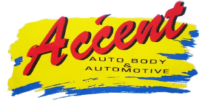 Accent Auto Body Logo Atmos Energy