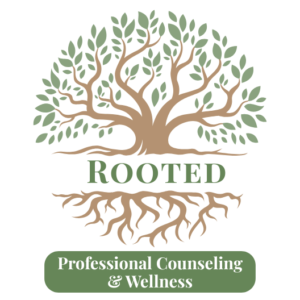 DBA Rooted Professional Counseling and Wellness Logo Atmos Energy